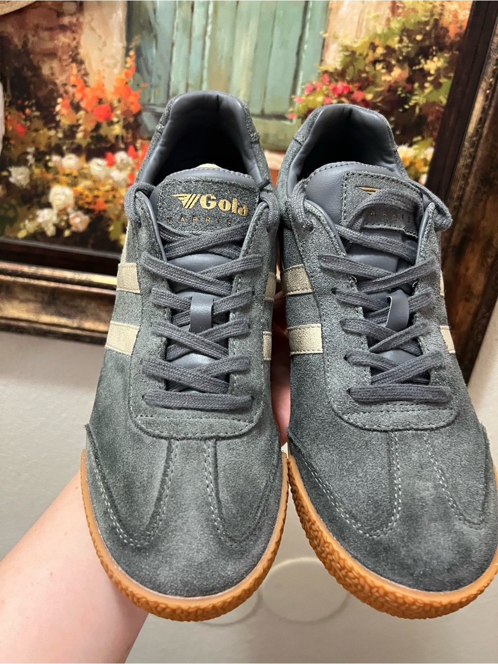 GOLA DAMEN HARRIER MIRROR Grau Gold sneakers - Picture 15 of 16